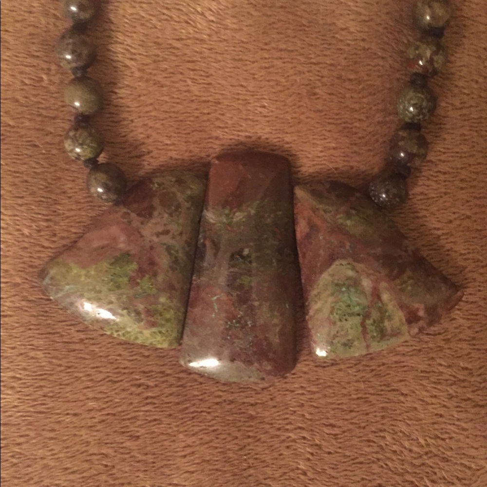 Dragon’s Blood necklace and earrings